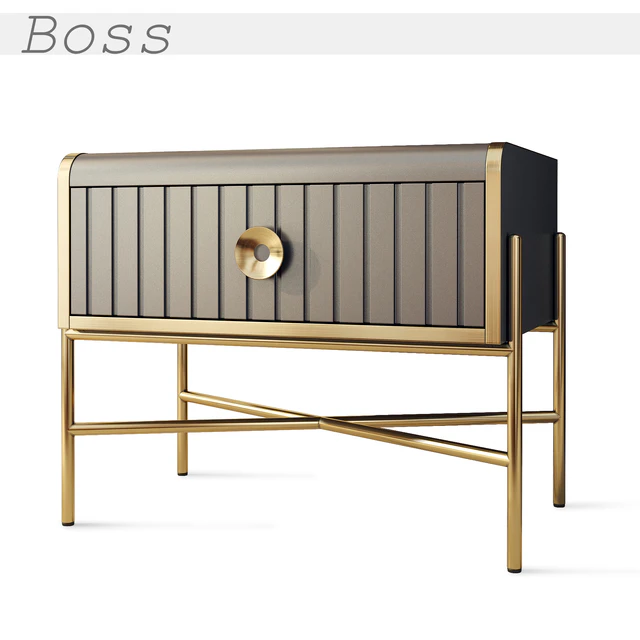 Bedside table Art Deco set. Nightstand Flora, Alize, Loca, Boss by Vivense — Download