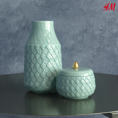H&M Home Tall stoneware vase — Ver 1