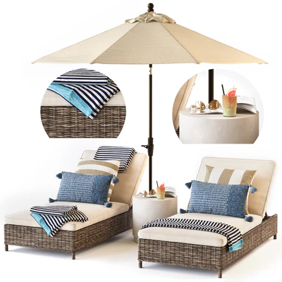 Torrey Chaise Lounge Pottery Barn — Ver 3