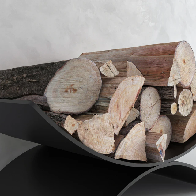 Decorative wall with fireplace set 42 — Descargar