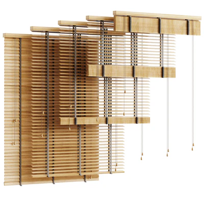 Folding wooden blinds — Ver 2