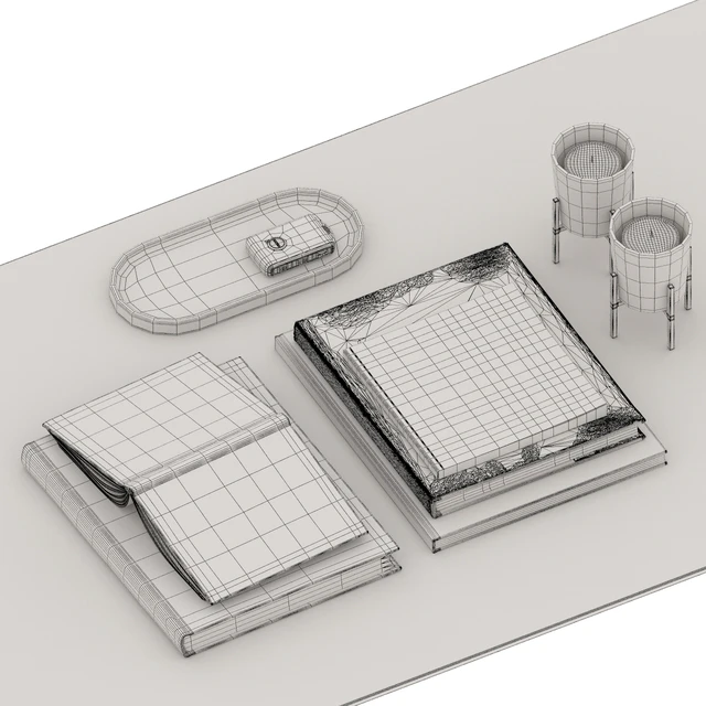 coffee table decor set 005 — Скачать