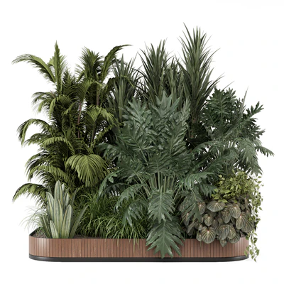 Outdoor Garden Set Bush and Tree 2565 — Вид 1