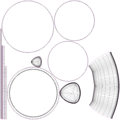 Poliform MONOLITH 2023.2 Circle One Table — Ver 5
