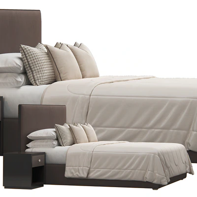 Frame Headboard Bed — Ver 4