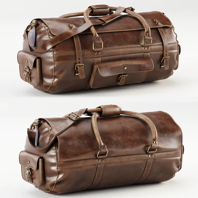 Roosevelt Buffalo Leather Travel Duffle Bag — Вид 1