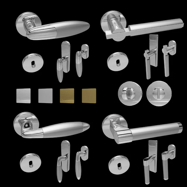 Handles for doors and windows Mandelli (4 pcs., 4 colors) 5 — Descargar
