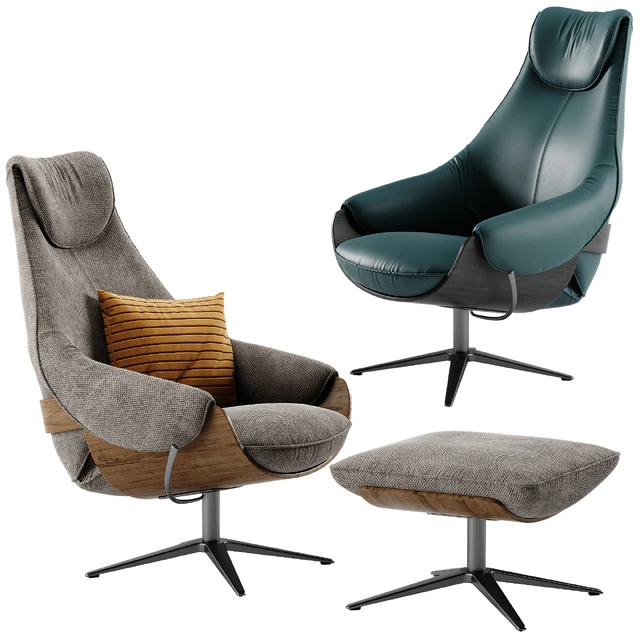 Leolux Cream armchair — Descargar
