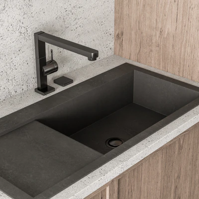 Kitchen Modern - White and Wood 44 — Ver 3