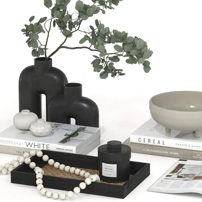 Decorative set 26 - coffee table decor set — Ver 4