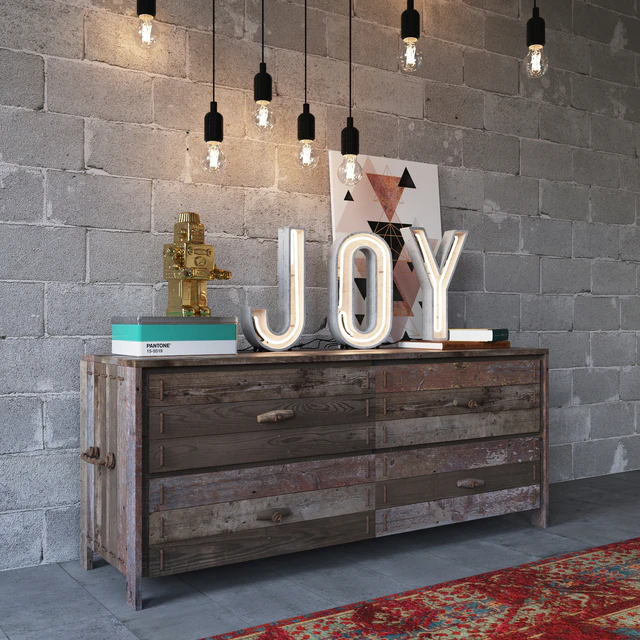 Loft Interior Decor Set — Скачать