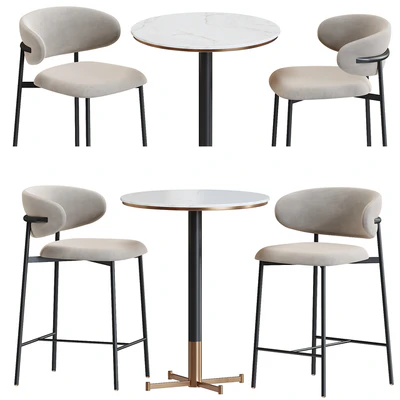 Oleandro Stool Metal bar table by Calligaris — Вид 1