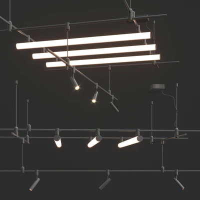 Crimson Decorative Chandelier — Вид 2