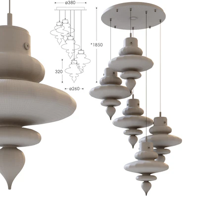 BASILICA round 5  light nickel & antique brass Opal Jade — Вид 2