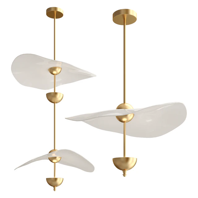 Envolee double biscuit Pendant light — Descargar