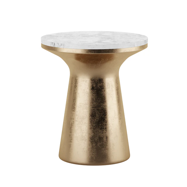 Marble Topped Pedestal Side Table West Elm — Descargar