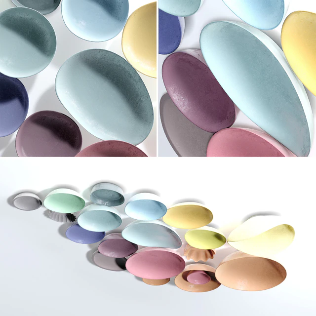 COLLECTION OF CLAY PLATES ON THE WALL (V-ray Corona) — Скачать