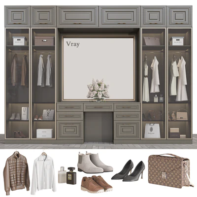 wardrobe 148-Vray — Вид 1