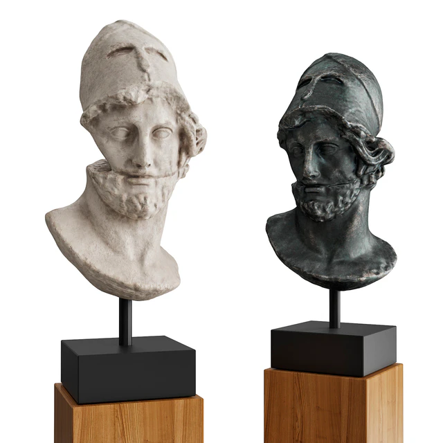 Hermes with helmet bust — Descargar