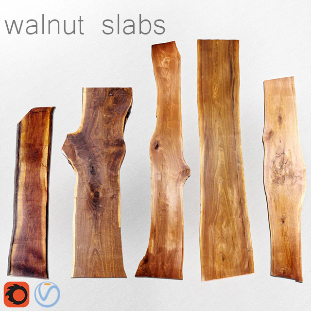 Walnut Slabs | Слэбы из ореха — Скачать