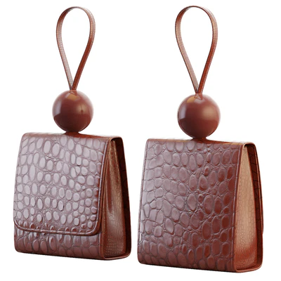 Bag Ball croc-effect leather tote — Ver 1
