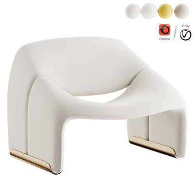 Groovy Lounge Chair for Artifort — Ver 1