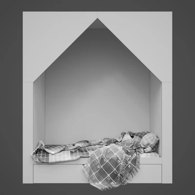 child room design - bed — Ver 3