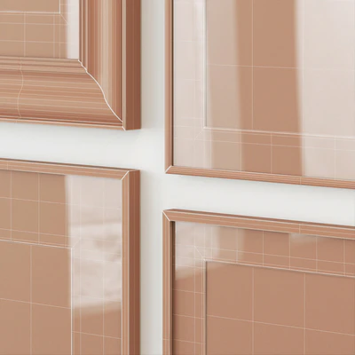 A set of paintings in classical frames — Ver 3