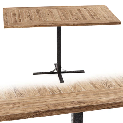 Mila square restaurant table M120 / Прямоугольный ресторанный столик — Вид 1