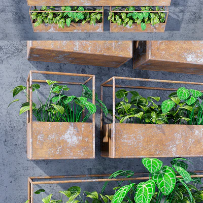 Rectangular shelves three — Ver 2