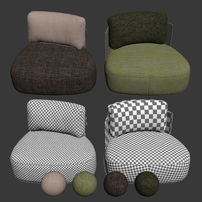 PIERRE Armchairs — Ver 3