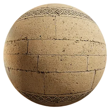 decorative stone wall 001 — Скачать