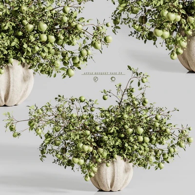 apple plants bouquet vase 34 — Ver 1
