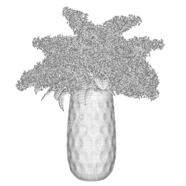 Bouquet of lilacs in a modern tall vase — Descargar