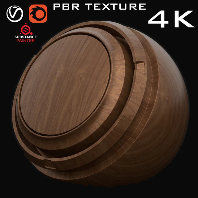 3 Wood PBR Texture & Substance Painter — Download