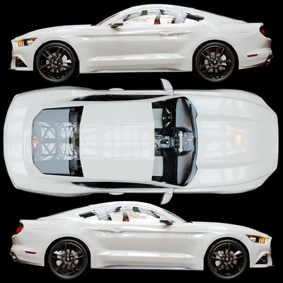 Ford Mustang GT HQ Interior — Ver 4
