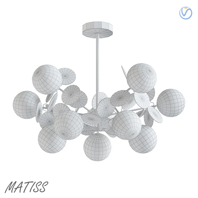 Matiss chandelier GOLD — Descargar
