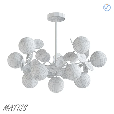 Matiss chandelier GOLD — Ver 2