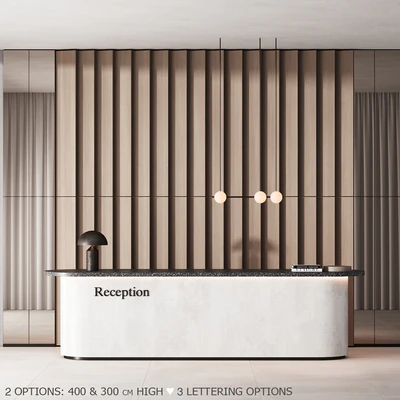 181 office furniture 01 reception desk 01 — Вид 6