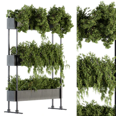 indoor Plant Set 215 -Plant Box Stand — Ver 6