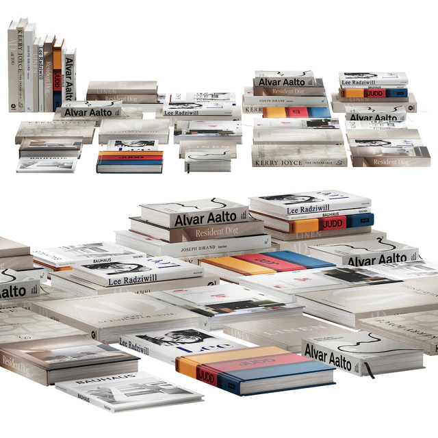 030 Decorative books set 01 neutral 00 — Скачать