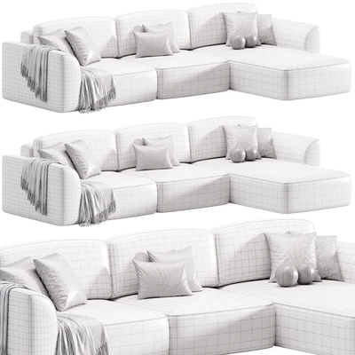KING SE chenille Sofa 3 — Ver 3