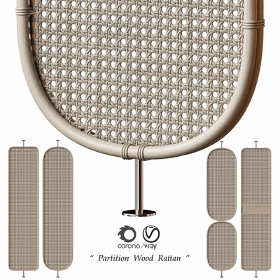 Partitions " Wood Rattan " — Вид 3