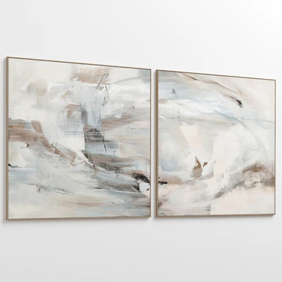 Large Abstract Neutral Wall Art C-425 — Вид 5