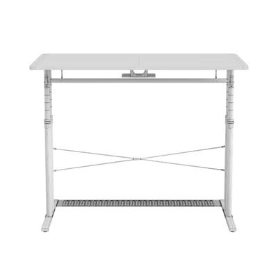 Computer gaming desk  black and white. — Ver 3