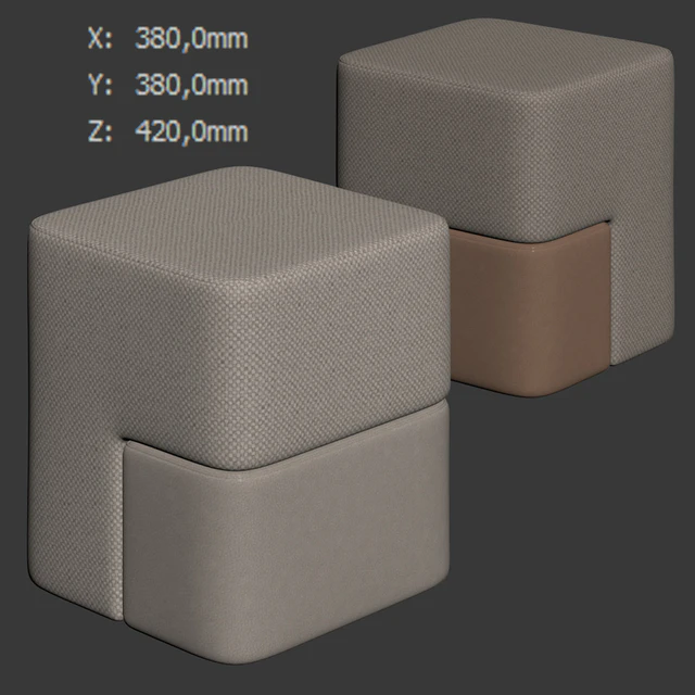 Pouf Rocha By Carpanese Home — Descargar