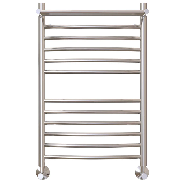 Water heated towel rail Point Alfa PN05158SP 50x80 chrome with shelf — Descargar