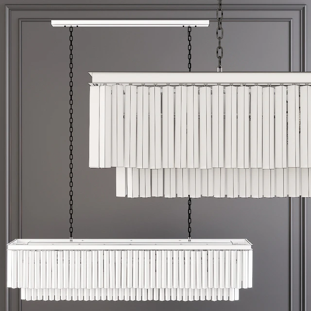 Restoration Hardware 1920S ODEON Clear Glaser FRINGE RECTANGULAR CHANDELIER 59 Black — Descargar