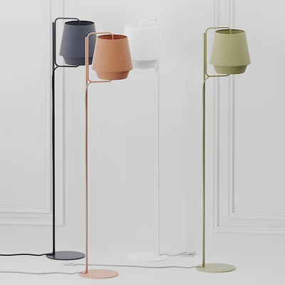 ZERO ELEMENTS Fabric Floor Lamps 4 Colors — Вид 1