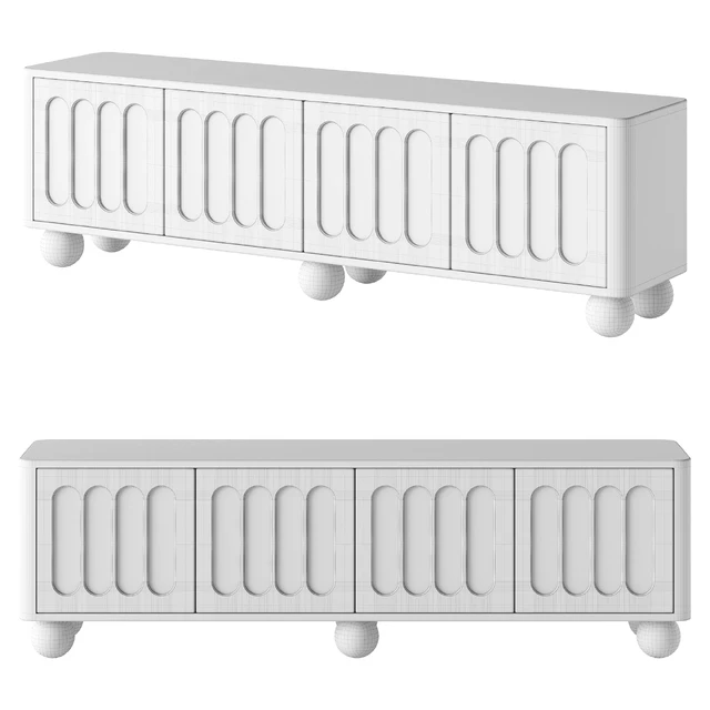 Neha Wooden Forms TV Stand — Descargar